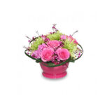 One Sided Basket of Beautiful Assorted Flowers